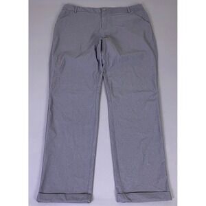 Royal Class Chino Pants Men's Size 38x32 Gray Heather Polyester Straight Flat